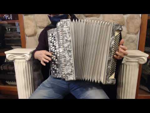 5211 - Silver Weltmeister Bayan Chromatic Button Accordion B System MMM 52 120 $799