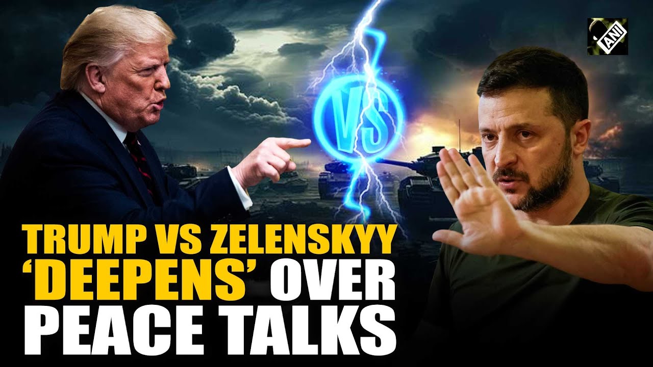 Tensions between Donald Trump, Ukrainian President Zelenskyy deepens over peace talks amid war