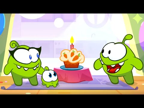 Capa de As Histórias do Om Nom - Aniversário do OM NOM - Desenhos Animados Divertidos para Crianças