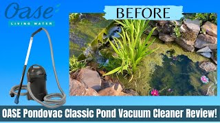 OASE Pondovac Classic Pond Vacumn Cleaner REVIEW! | BEFORE & AFTER - $60 Auction Find!