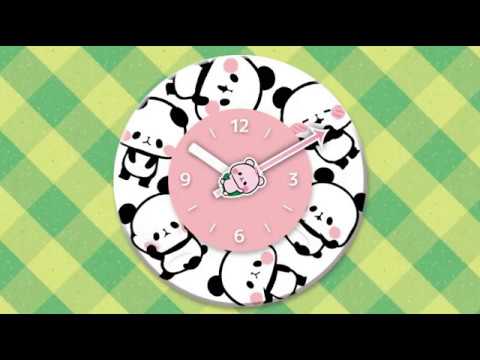 Analog Clock Mochi Mochi Panda