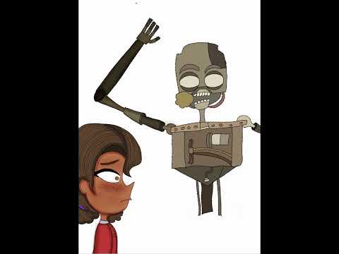 🔴Cassie and Mimic💀//⚪FNAF: Security Breach Ruin⚪// by Danilongles