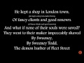 The Ballad of Sweeney Todd Lyric Video