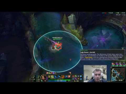 Akaadian: Nidalee spear hitbox on scuttle