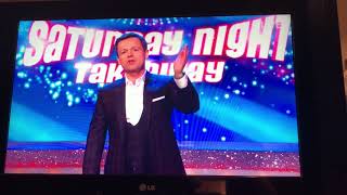 Saturday night takeaway with no Ant 😕