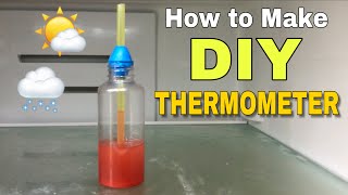 How to Make an Amazing DIY Thermometer at Home - School Project for kids