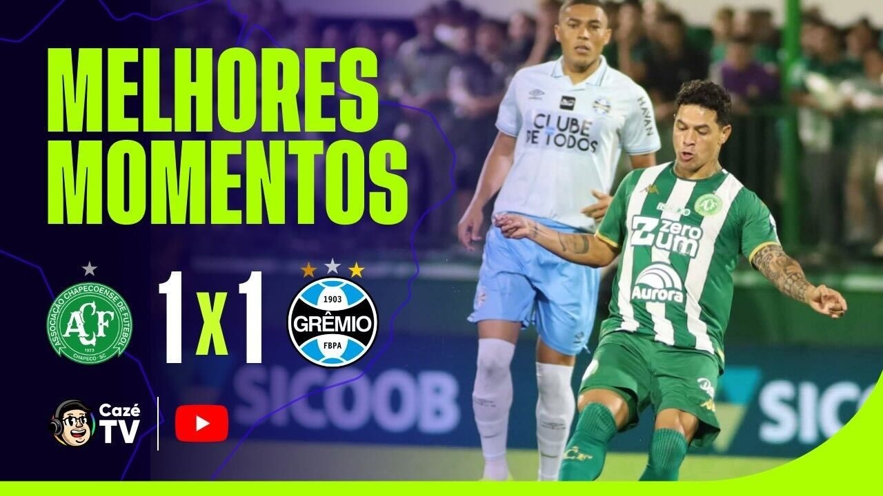 MELHORES MOMENTOS: CHAPECOENSE 1 X 1 GRÊMIO | BRASILEIRÃO 2026 | 6ª RODADA