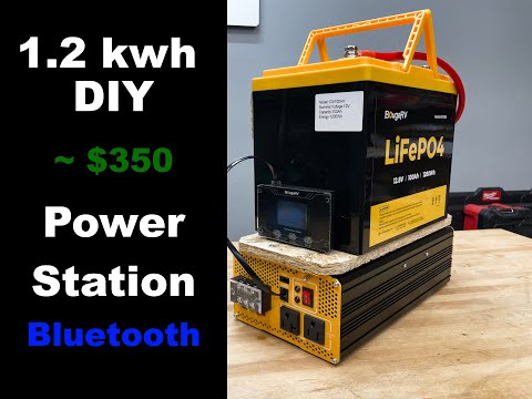 DIY Portable Mini Power Station in under 10 mins for under $600 | 1.2 KWh