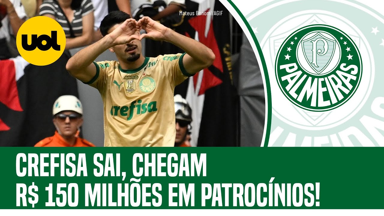 PALMEIRAS VAI TROCAR CREFISA POR COMBINAÇÃO DE PATROCÍNIOS DE R$ 150 MILHÕES, DIZ PAULO MASSINI