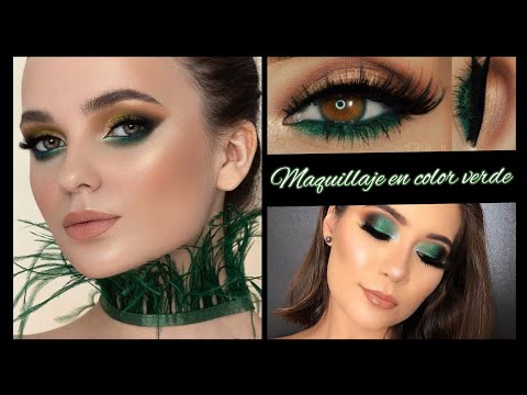 MAQUILLAJES COLOR VERDE 2022 OTOÑO-INVIERNO 2023 #makeup #ideasdemaquillaje #maquillajedefiesta