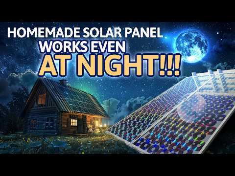 QUESTO PANNELLO SOLARE FUNZIONA AL CHIARO DELLA LUNA