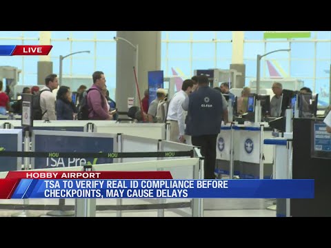 REAL ID on day of deadline at Hobby Airport in Houston