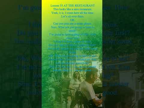 NO RESTAURANTE