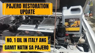 Bago isabak sa Long Ride, PAJERO, palit lahat ng langis gamit ang Number 1 Oil in Italy ang ENI