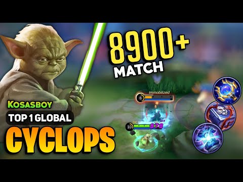 Cyclops King 8900+ Match [ Cyclops Best Build Top 1 Global ] By Kosasboy Official - Mobile Legends