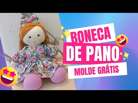 APRENDA A FAZER  BONECA DE PANO GIGI #bonecadepano #artesanato 