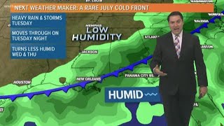 Weather Expert Forecast Noon Update - Scattered storms with heavy rain today