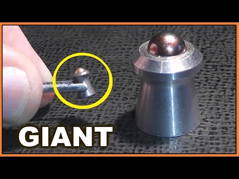 We shoot GIANT 70 cal "Gammo Rockets" from a Shotgun!   (Concept Slug)