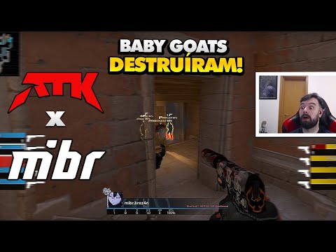 OS BABY GOATS AMASSARAM NA GRANDE FINAL!!🔥 - MELHORES MOMENTOS MIBR VS ATK - QUALIFY IEM BRAZIL NA