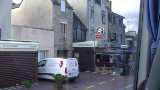 preview picture of video 'QM2-Cruise-0439-20091022-France-SaireValley-LaManche-Normandy-ArrivingInStVaastLaHougue'