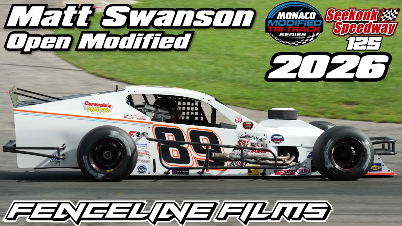 Matt Swanson Monaco Tri Track Modified Seekonk Speedway 125 2026