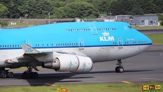 preview picture of video 'KLM PH-BFT Boeing 747 City of Tokyo Tokyo NARITA Landing オランダ KLM 成田空港到着'