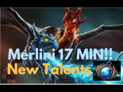 Merlini Jakiro Liquid Fire Melts Buildings! New Talents 7K MMR Dota 2