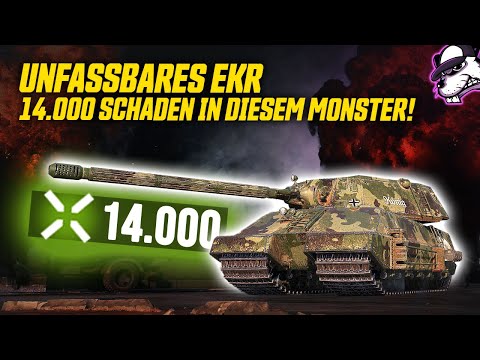 EKR | Unbelievable! 14,000 damage in the Pocket Gopher! [WoT - Gameplay - German]
