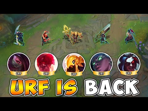 WE PLAYED ARE MAIN CHAMPS IN URF! (REAL URF IS FINALLY BACK)