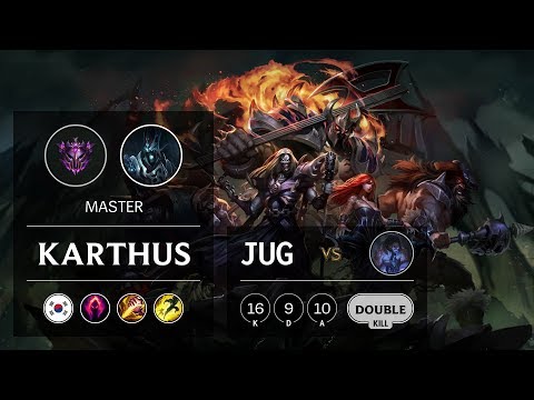Karthus Jungle vs Sylas - KR Master Patch 9.13