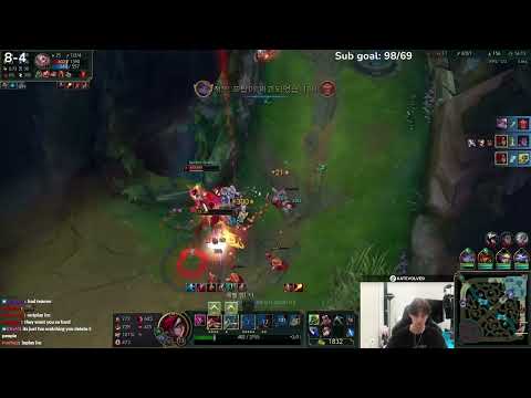 KatEvolved insane Katarina 1v5 Pentakill in Korea