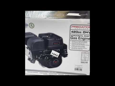 Predator 420cc Gas engine unboxing