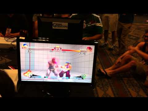 EVO 2014 USF4 Pool Play  Taiga(Yun) vs @SST_Demonik (Evil Ryu)