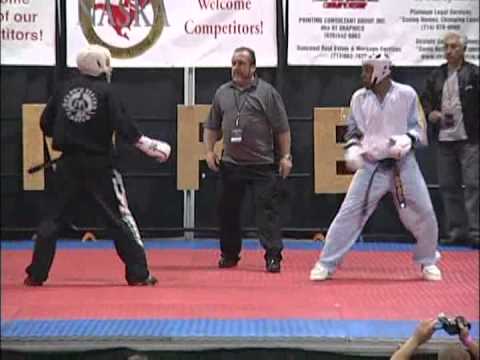 Jack Felton vs Willie Hicks 2009 Compete Nationals Karate Tournament