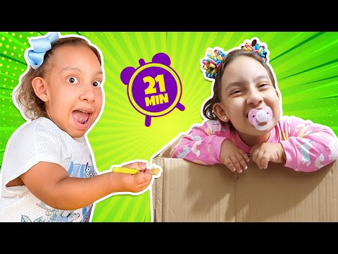 As incríveis Histórias Engraçadas sobre Bebês e brinquedos com Maria Clara MC Divertida