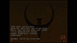 Demonstration - Quake (DOS) on a Packard Bell Platinum 2100