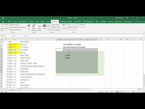 22 Excel VBA Custom Shortcuts