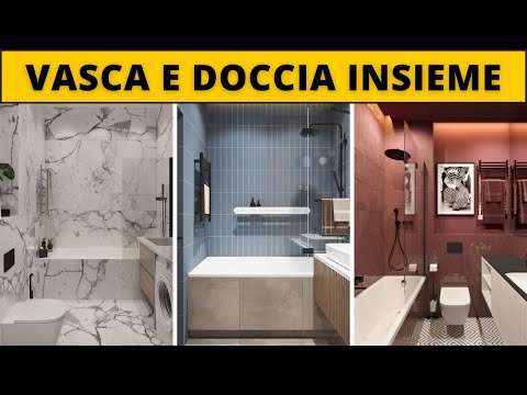 Bathtub with integrated shower: a clever solution for your new bathroom