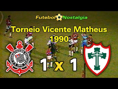 Corinthians 1 x 1 Portuguesa - 04-06-1990 ( Torneio Vicente Matheus )
