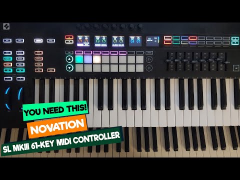 Novation 49 SL MKIII MIDI Controller 2018 - Present - Black image 8