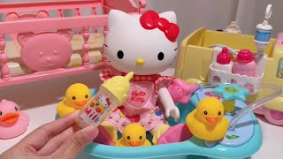 Download lagu [💸toy asmr💸] Hello Kitty Babysitting🍼 아기 헬로키티 돌봐주기 mp3