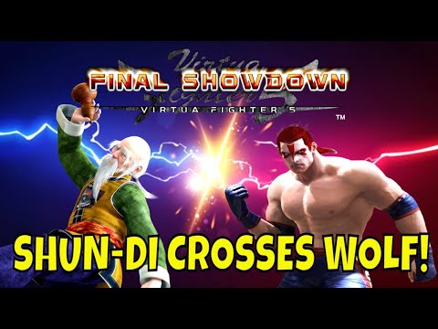 VF5FS- SHUN DI CROSSES WOLF! (Virtua Fighter 5: Final Showdown)- Shun Di Matches, Gaming, FGC.