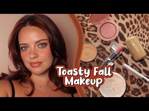 Toasty Fall Makeup Tutorial 🍂 Everyday Autumn Look + Perfect Lip Combo | Julia Adams