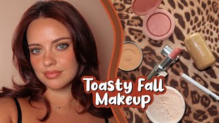 Toasty Fall Makeup Tutorial Everyday Autumn Look + Perfect Lip Combo | Julia Adams