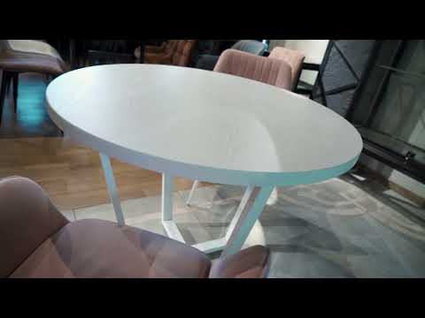 Стол круглый кухонный Афина в Элисте - видео 1