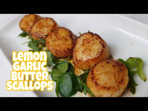 LEMON GARLIC BUTTER SEARED SCALLOPS | HOW TO MAKE SEARED SCALLOPS | SHELLZ HOMESTYLE KITCHEN