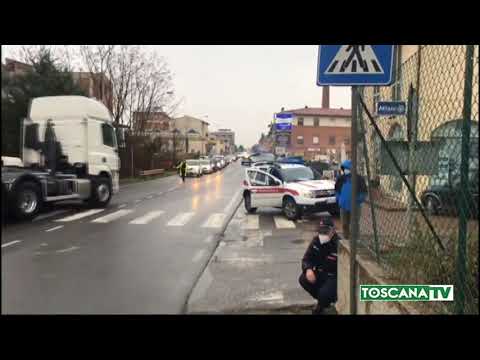 2021-01-30 AREZZO - UNA DONNA INVESTITA NELLA STRADA PIÙ PERICOLOSA