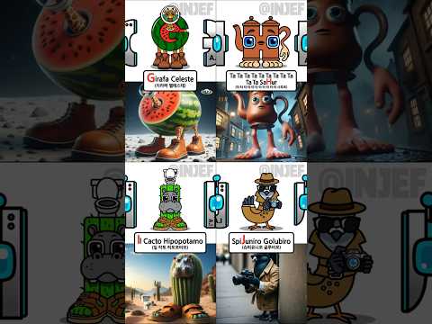 INJEF Italian Brainrot Alphabet Lore GHIJ #italianbrainrot #brainrot