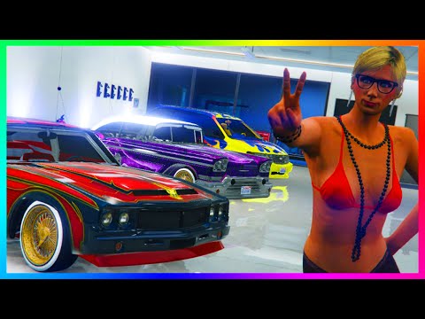 GTA 5 DLC - 3 NEW HIDDEN LOWRIDERS - Minivan, Sabre Turbo & Tornado Customization & Gameplay!
