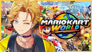 SWEATY PRO TRIES MARIO KART WORLD 【NIJISANJI EN | Yu Q. Wilson】